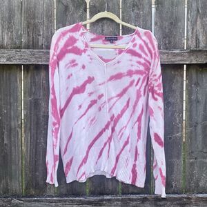 Alison Andrews Pink Tie‎ Dye Sweater | S